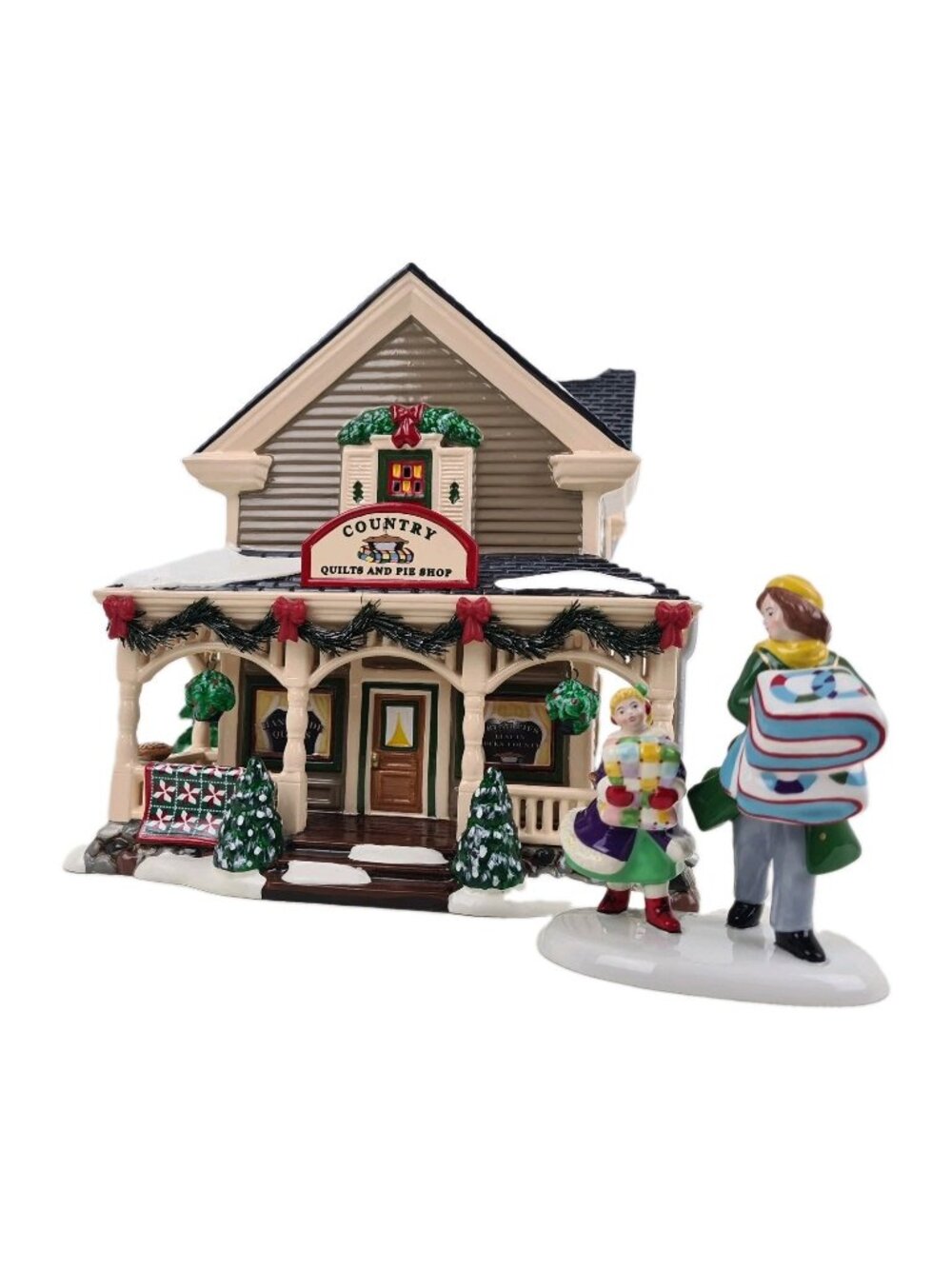 Department 56 Buck's County Series Country Quilts and Pies 55072 Snow Village